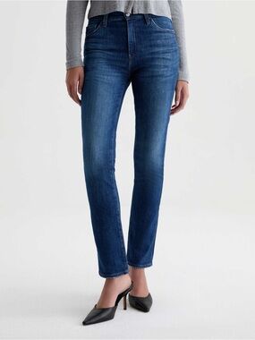 AG Mari Mid-Rise Slim Straight Jeans Size 27 NWT